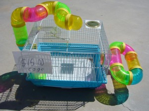 12" X 12" cage with tubes